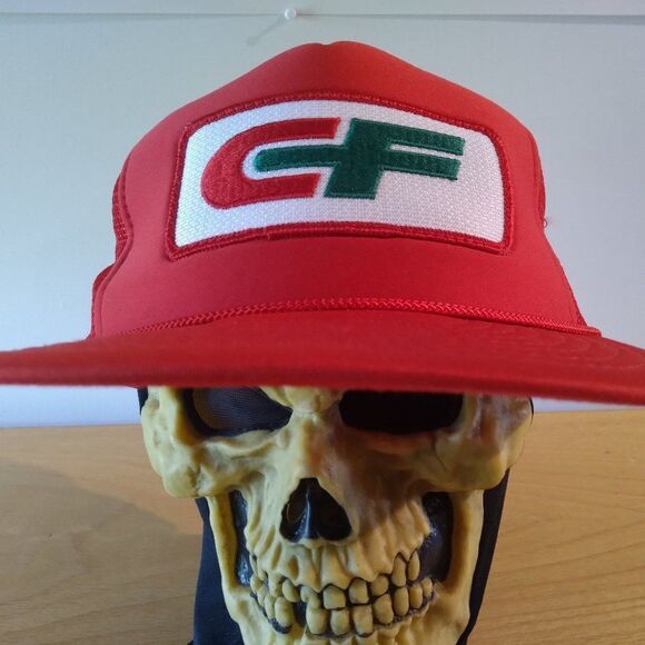 Deadstock Vintage CF Consolidated Freightways Snap Back Trucker Hat - Picture 1 of 7